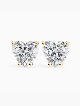 Valanova - Hallmarked 18K Yellow Gold and Certified Lab Grown Diamond 3.00Cts Earrings