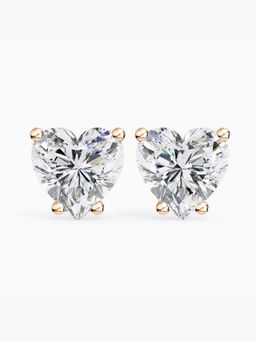 Valanova - Hallmarked 18K Rose Gold and Certified Lab Grown Diamond 4.00Cts Earrings
