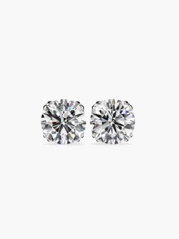 Valanova - Hallmarked 18K White Gold and Certified Lab Grown Diamond 1.50Cts Earrings