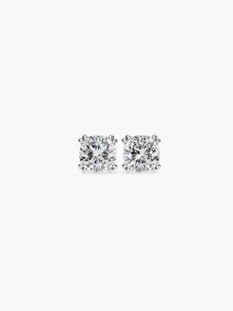 Valanova - Hallmarked 14K White Gold and Certified Lab Grown Diamond 0.50Cts Earrings