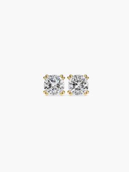 Valanova - Hallmarked 14K Yellow Gold and Certified Lab Grown Diamond 0.50Cts Earrings