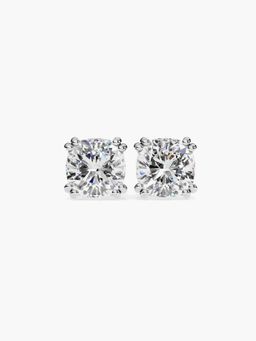Valanova - Hallmarked 18K White Gold and Certified Lab Grown Diamond 1.50Cts Earrings