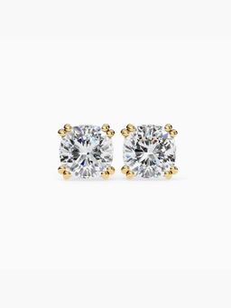 Valanova - Hallmarked 14K Yellow Gold and Certified Lab Grown Diamond 1.50Cts Earrings