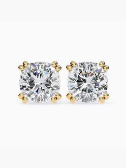 Valanova - Hallmarked 18K Yellow Gold and Certified Lab Grown Diamond 4.00Cts Earrings