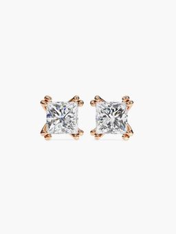 Valanova - Hallmarked 18K Rose Gold and Certified Lab Grown Diamond 2.00Cts Earrings