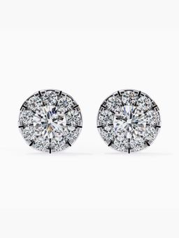 Valanova - Hallmarked 14K Yellow Gold and Certified Lab Grown Diamond 0.59Cts Earrings