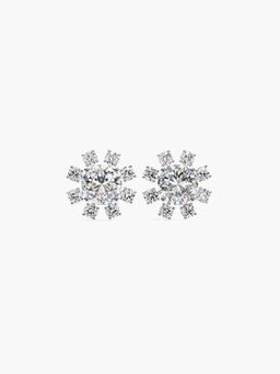 Valanova - Hallmarked 18K Rose Gold and Certified Lab Grown Diamond 0.69Cts Earrings