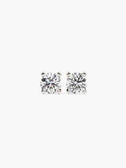 Valanova - Hallmarked 14K Yellow Gold and Certified Lab Grown Diamond 0.50Cts Earrings
