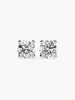 Valanova - Hallmarked 18K White Gold and Certified Lab Grown Diamond 1.50Cts Earrings