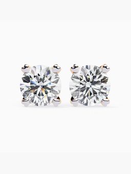 Valanova - Hallmarked 18K Rose Gold and Certified Lab Grown Diamond 3.00Cts Earrings