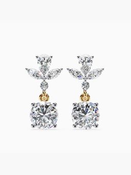 Valanova - Hallmarked 14K Yellow Gold and Certified Lab Grown Diamond 1.39Cts Earrings
