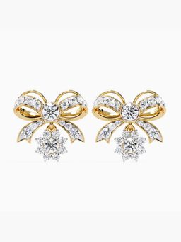 Valanova - Hallmarked 18K Yellow Gold and Certified Lab Grown Diamond 2.38Cts Earrings