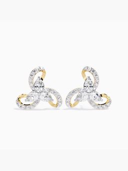 Valanova - Hallmarked 18K Yellow Gold and Certified Lab Grown Diamond 1.47Cts Earrings