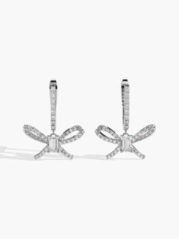 Valanova - Hallmarked 18K White Gold and Certified Lab Grown Diamond 1.43Cts Earrings