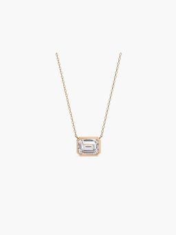 Valanova - Hallmarked 14K Rose Gold Certified Lab Grown Diamond 0.50Cts Necklace