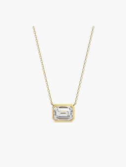 Valanova - Hallmarked 18K Yellow Gold Certified Lab Grown Diamond 1.00Cts Necklace