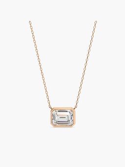 Valanova - Hallmarked 14K Rose Gold Certified Lab Grown Diamond 1.50Cts Necklace