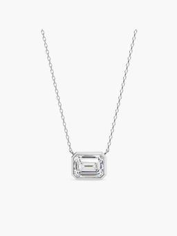 Valanova - Hallmarked 14K White Gold Certified Lab Grown Diamond 1.50Cts Necklace