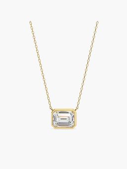 Valanova - Hallmarked 14K Yellow Gold Certified Lab Grown Diamond 1.50Cts Necklace