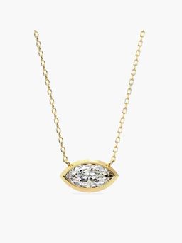 Valanova - Hallmarked 18K Yellow Gold Certified Lab Grown Diamond 1.50Cts Necklace