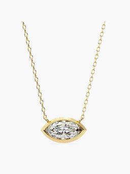 Valanova - Hallmarked 18K Yellow Gold Certified Lab Grown Diamond 2.00Cts Necklace