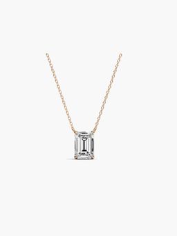 Valanova - Hallmarked 14K Rose Gold Certified Lab Grown Diamond 0.50Cts Necklace