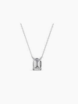 Valanova - Hallmarked 14K White Gold Certified Lab Grown Diamond 0.50Cts Necklace