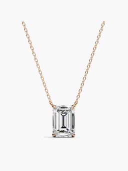 Valanova - Hallmarked 14K Rose Gold Certified Lab Grown Diamond 2.00Cts Necklace