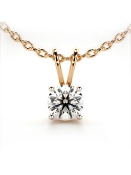 Valanova - Hallmarked 14K Rose Gold and Certified Lab Grown Diamond 2.00Cts Pendant