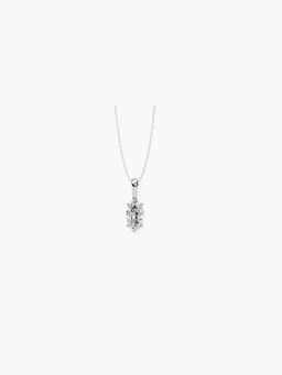 Valanova - Hallmarked 14K White Gold and Certified Lab Grown Diamond 0.25Cts Pendant