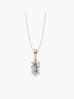 Valanova - Hallmarked 14K Yellow Gold and Certified Lab Grown Diamond 1.50Cts Pendant