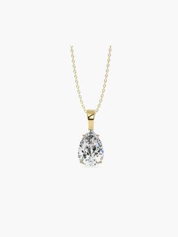 Valanova - Hallmarked 14K Yellow Gold and Certified Lab Grown Diamond 1.00Cts Pendant