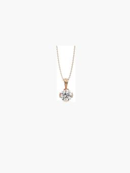 Valanova - Hallmarked 14K Rose Gold and Certified Lab Grown Diamond 0.25Cts Pendant
