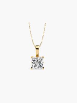 Valanova - Hallmarked 14K Yellow Gold and Certified Lab Grown Diamond 0.75Cts Pendant