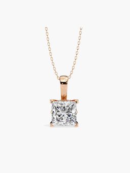 Valanova - Hallmarked 14K Rose Gold and Certified Lab Grown Diamond 1.50Cts Pendant