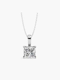 Valanova - Hallmarked 14K White Gold and Certified Lab Grown Diamond 1.50Cts Pendant