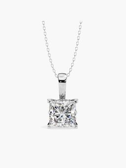 Valanova - Hallmarked 18K White Gold and Certified Lab Grown Diamond 2.00Cts Pendant