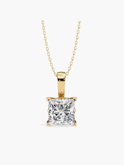 Valanova - Hallmarked 14K Yellow Gold and Certified Lab Grown Diamond 2.00Cts Pendant