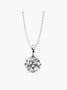 Valanova - Hallmarked 18K White Gold and Certified Lab Grown Diamond 1.50Cts Pendant