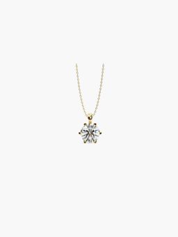 Valanova - Hallmarked 14K Yellow Gold and Certified Lab Grown Diamond 0.25Cts Pendant