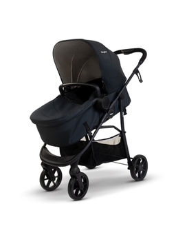 BAYBEE - Black Convertible Infant Baby Pram Stroller for Newborn Boy Girl