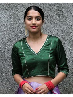 Chidiyaa - Anika Chandni Stitched Blouse