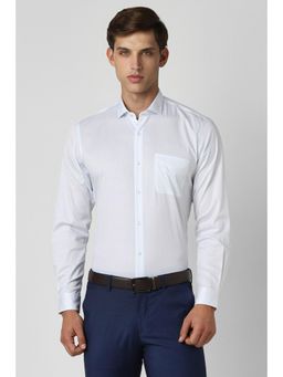 Peter England - Men White Slim Fit Formal Shirt