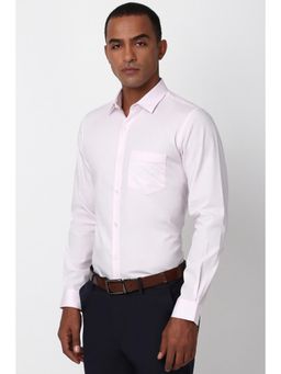 Peter England - Men Pink Slim Fit Formal Shirt
