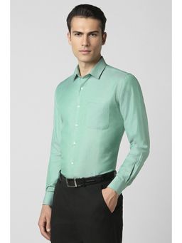 Peter England - Men Green Slim Fit Formal Shirt