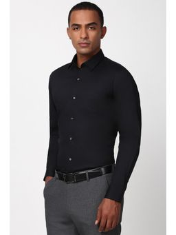 Peter England - Men Black Slim Fit Formal Shirt