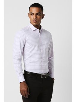 Peter England - Men White Slim Fit Formal Full Sleeves Formal Shirt