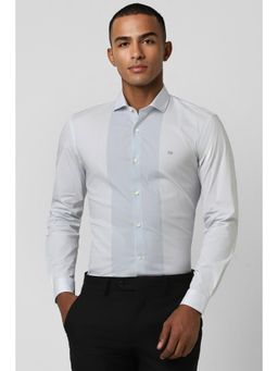 Peter England - Men White Super Slim Fit Formal Full Sleeves Shirt