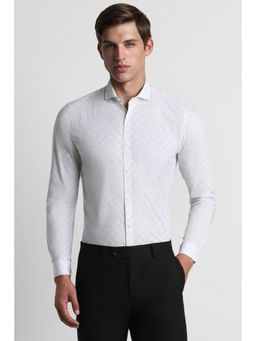 Peter England - Super Slim Printed Stretch Shirt