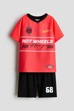 H&M - Boys Red 2-Piece Football Set